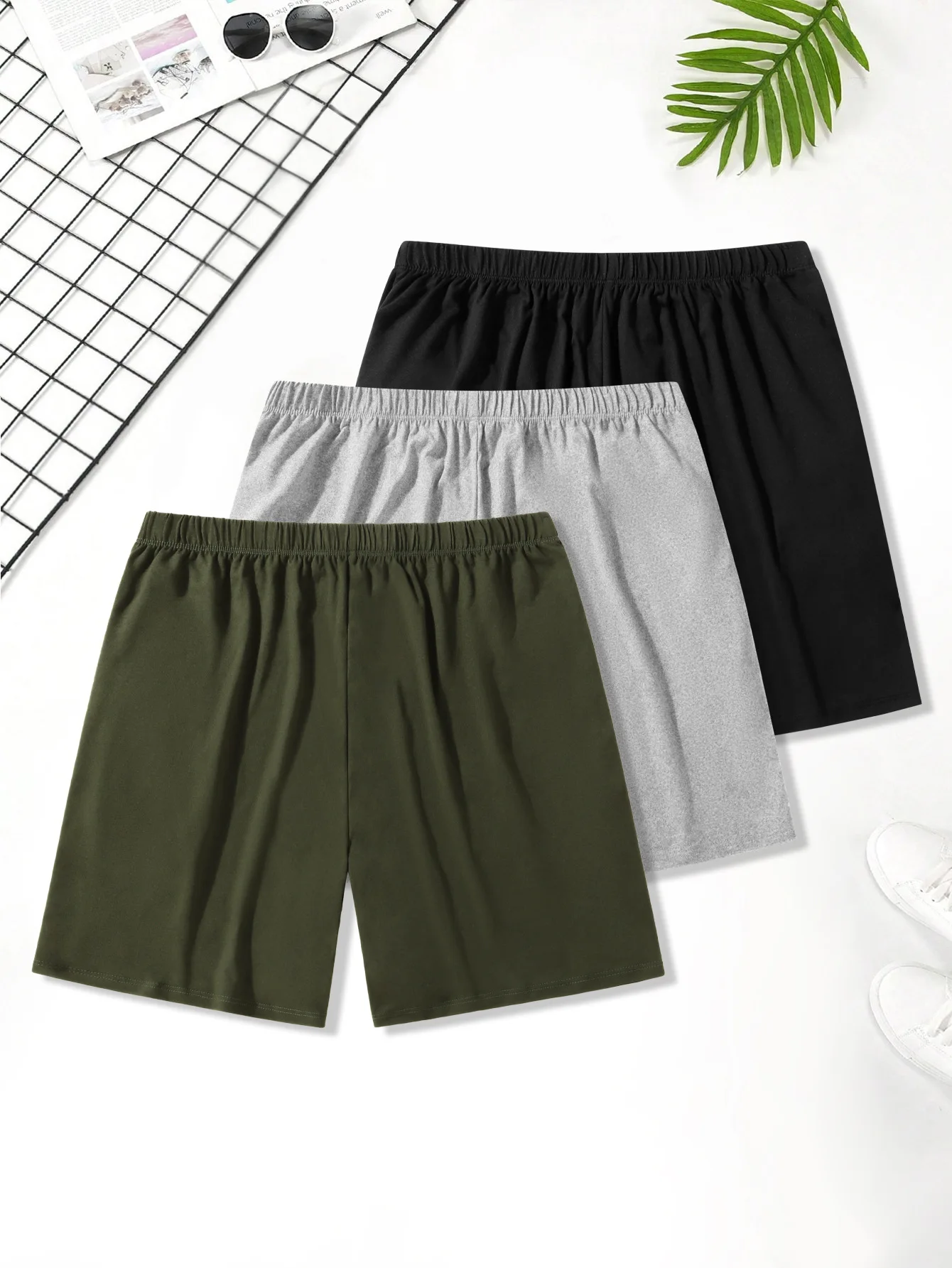 

Мужские спальные штаны на лето, простые и повседневные.