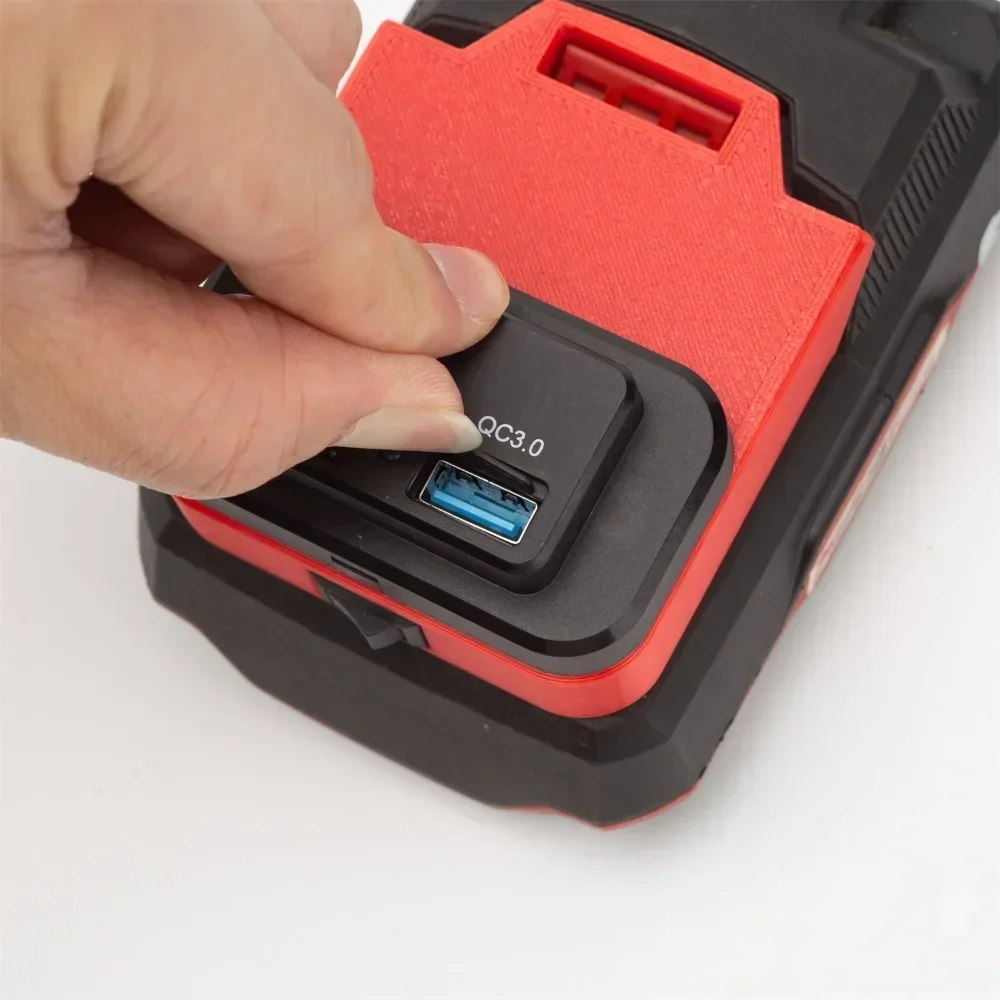 Imagem -04 - Adaptador de Fonte de Alimentação Usb para Baterias de Íon-lítio Lidl Parkside X20v Team pd Qc3.0 Carregador Rápido Bateria Não Incluída