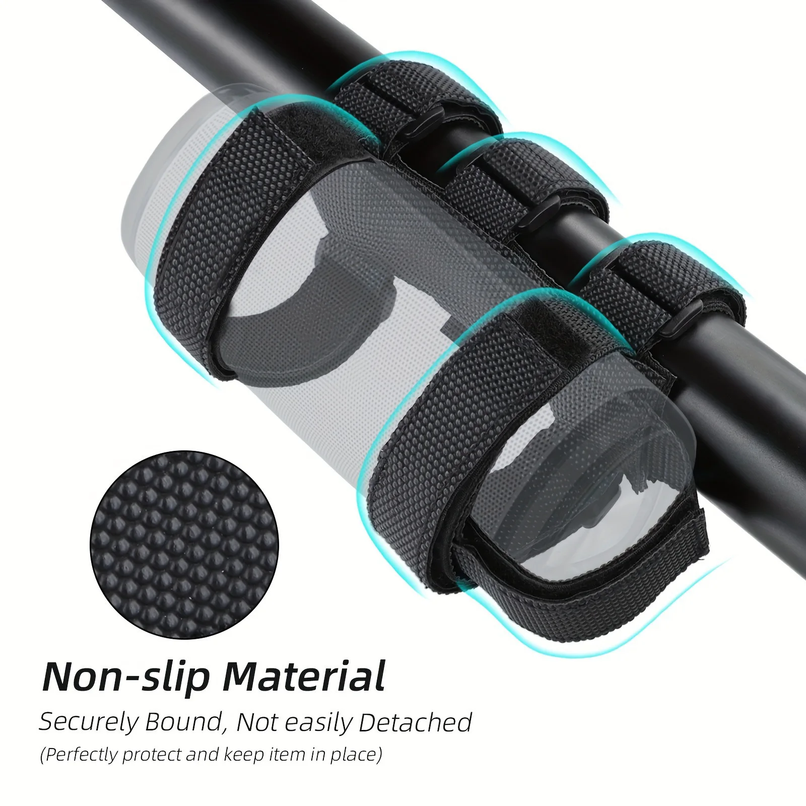 1PC Portable Speaker Mount for Bike/Golf Cart/Boat Railing, Adjustable Speaker Holder for Most Bluetooth Wireless Speakers