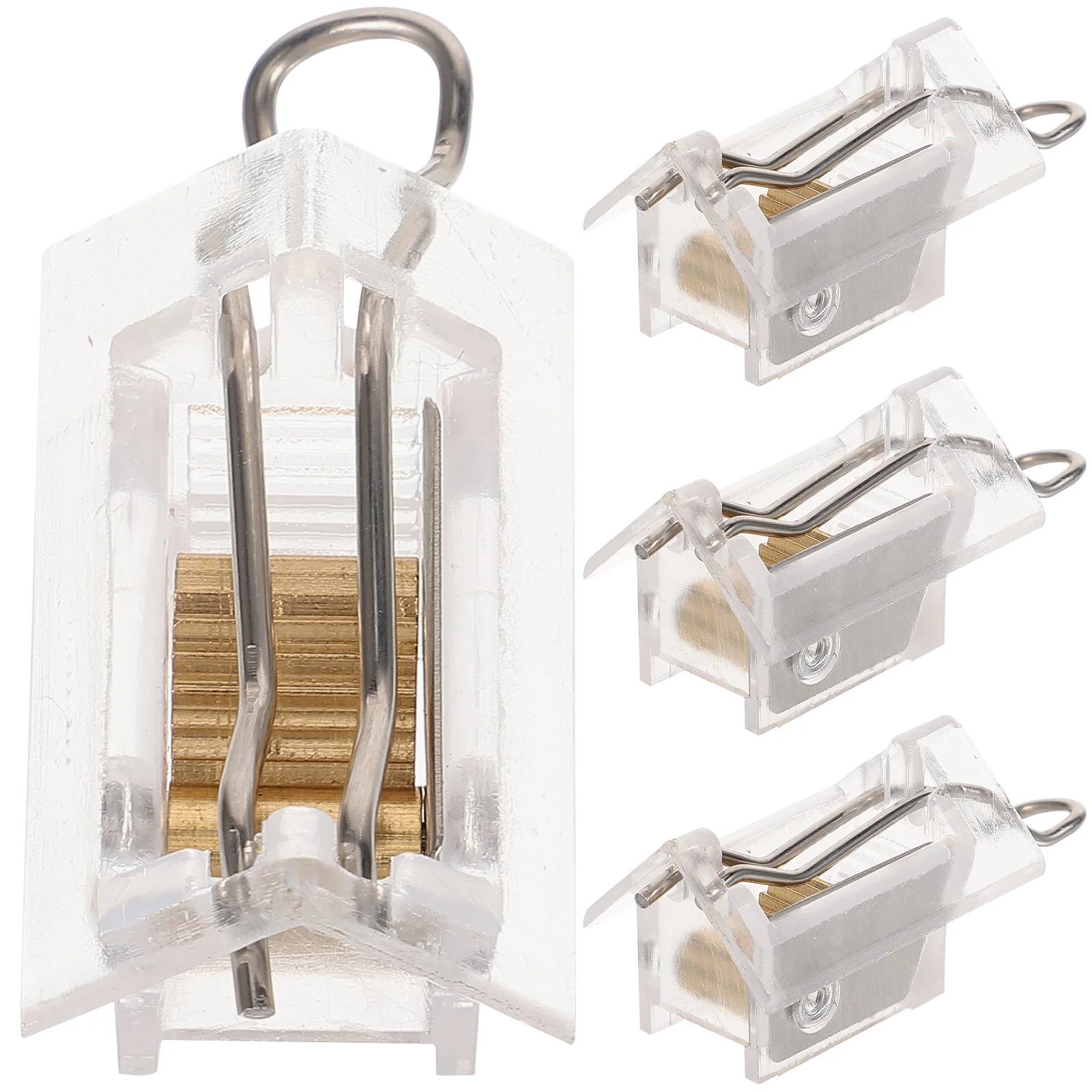 

4 Pcs Venetian Blind Gear Part Hardware Window Wire Locks Blinds Curtain Accessories Accessory