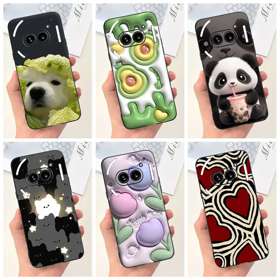 For Nothing Phone 2A Case A142 Stylish Candy Painted Cover Soft Silicone Phone Case For Nothing Phone 2 Phone2 A065 Fundas Coque