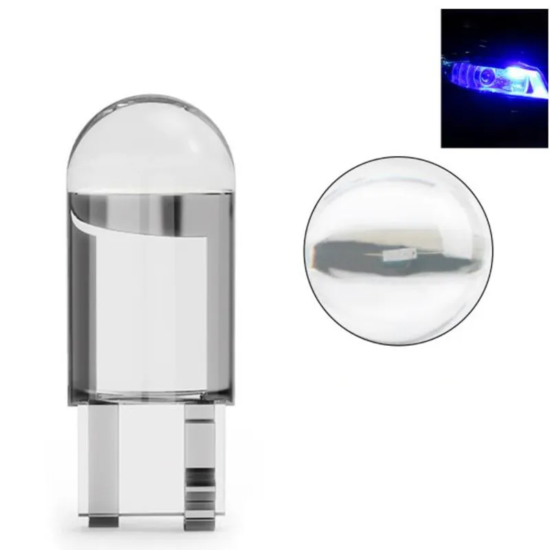 5 uds W5W carcasa de cristal Cob LED accesorios de bombilla de coche para Alfa Romeo 147 156 159 Alfetta Berlina Brera Mito Giulia Milano