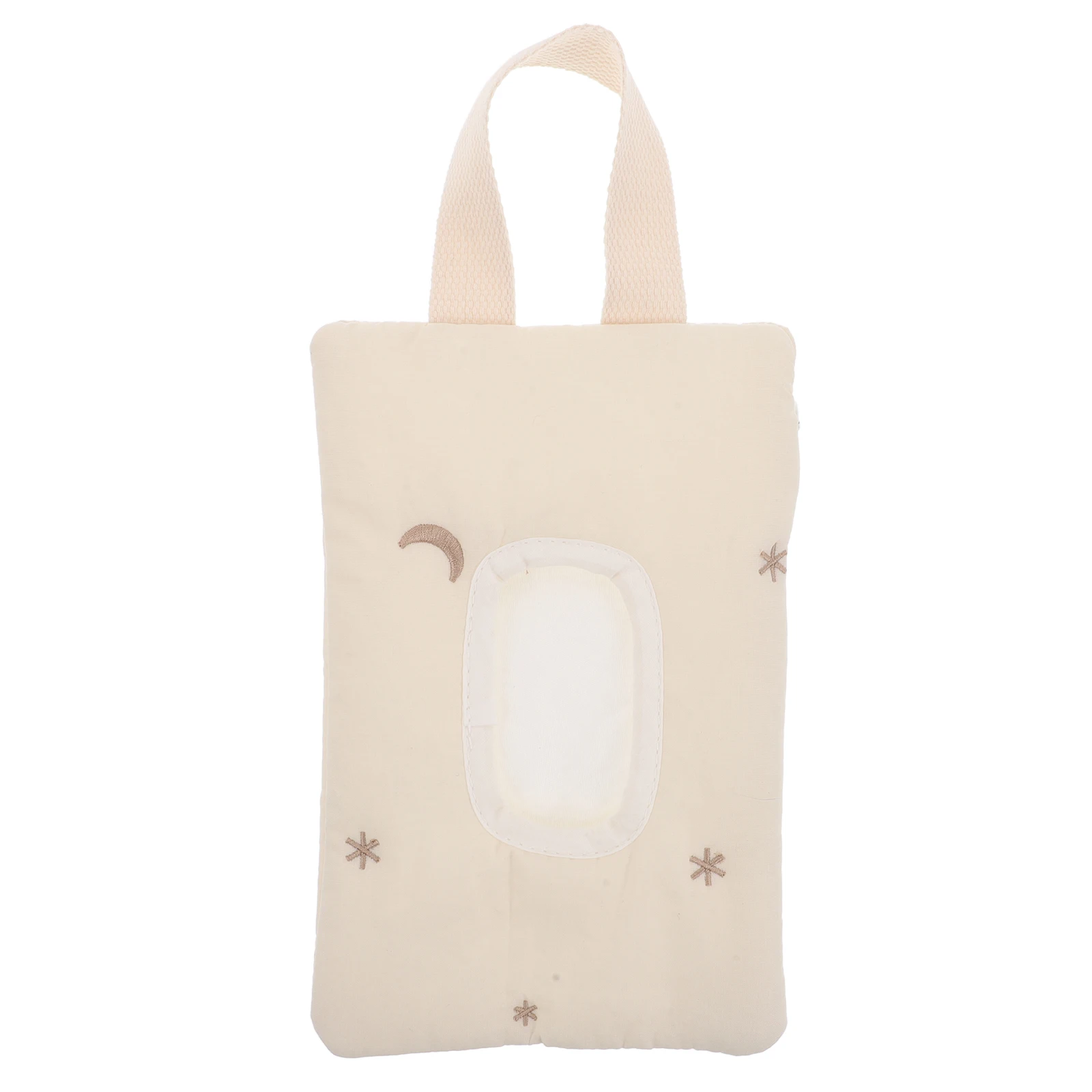 

Creative Cute Car Tissue Box Portable Cartoon Tissue Holder For Vehicle Easy Pullout Design Universal Fit Star Moon Decorative