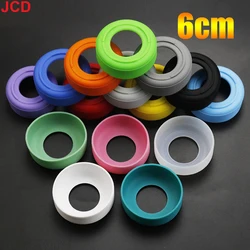JCD 1pc 6cm 15g Threaded Soft Silicone Cup Bottom Cover Wear Resistant Ring Sleeve Sheath Anti Slip Good Toughness