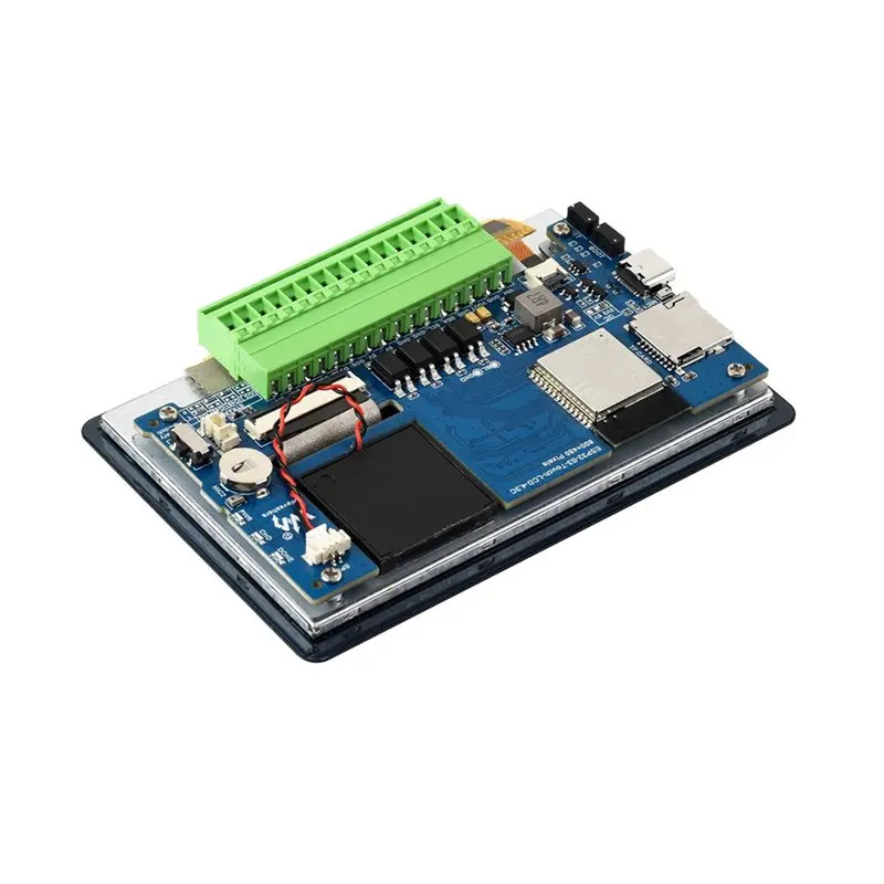 

AS95-ESP32-S3 4.3-In LCD Smart Voice Touchscreen Development Board Supports 2.4Ghz Wi-Fi/BLE 5,ESP32-S3-Touch-LCD-4.3C-BOX