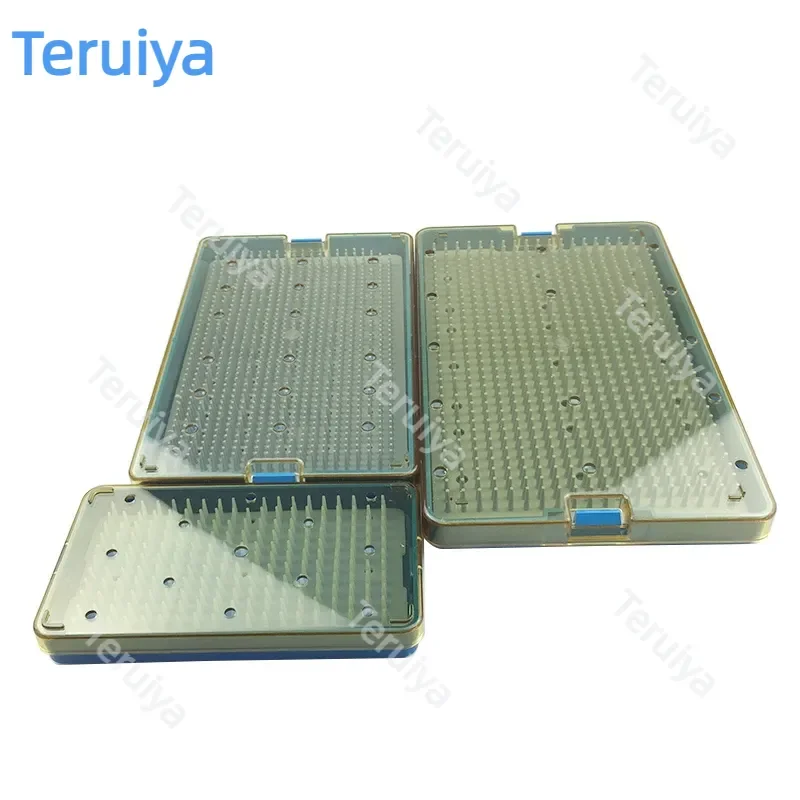 Premium Autoclavable Silicone Medical Instrument Sterilization Box With Lid, High Temperature High Pressure Disinfection Contain