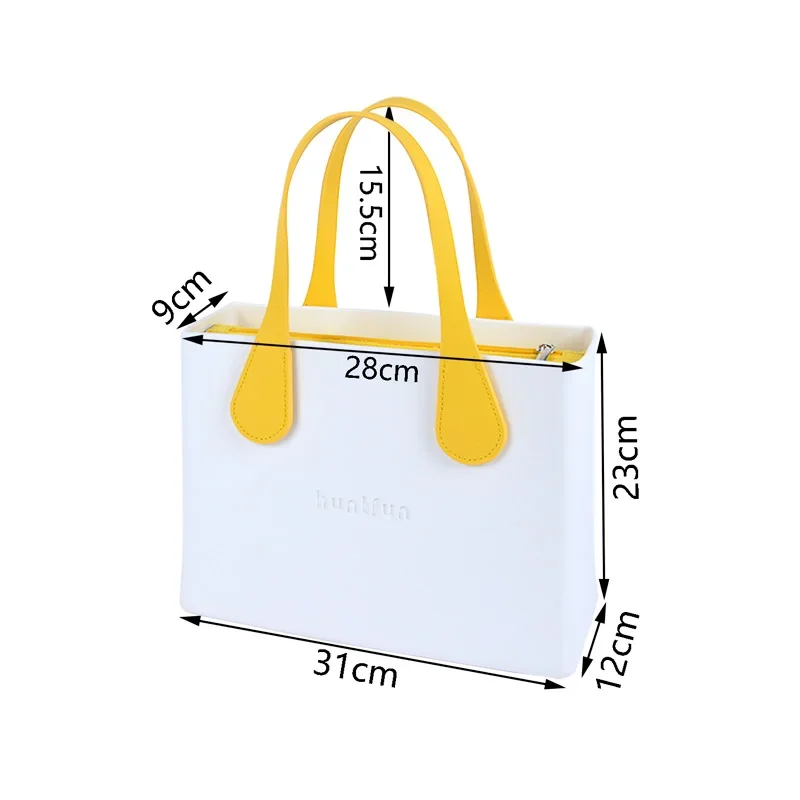 New Casual Obag style Large Capacity Women silicon bag Shoulder Bag Handbag Crossbody Commuter bag Beach Small Square