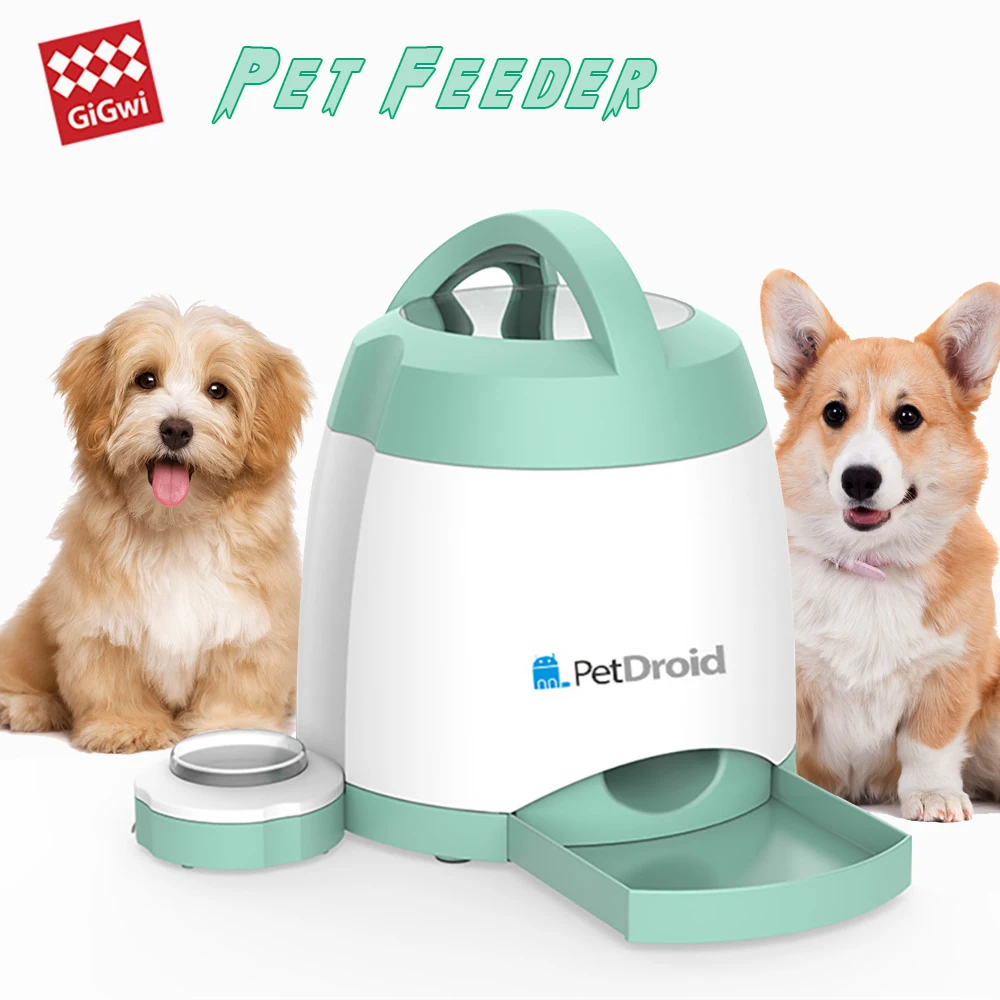 GiGwi Auto Feederfor Dog Bowl Pet Supplies Petdroid Series Smart Food Fort Slow Dog Memory Trainer Push Button Type Dog Puppy