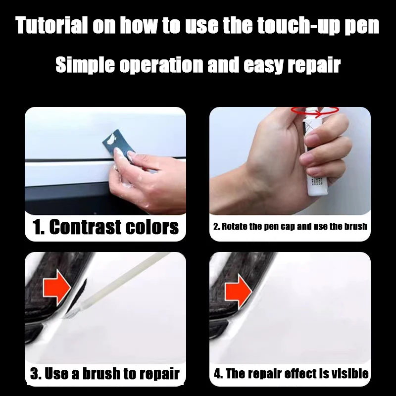 ZLWR Applicable to Volvo EX30 car paint touch-up pen, scratch removal pen, paint pen, modification accessories