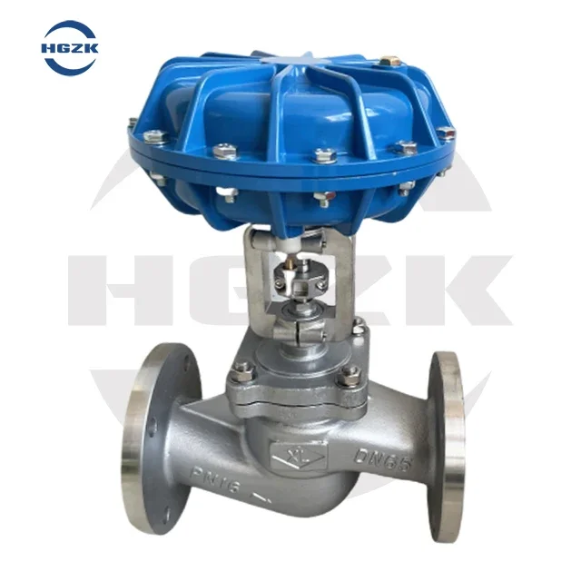 Pneumatic Diaphragm Control Valve Quick Shut-off Valve Air Operated 2/3-Way at High Temperature for Steam Heat Transfer Oil