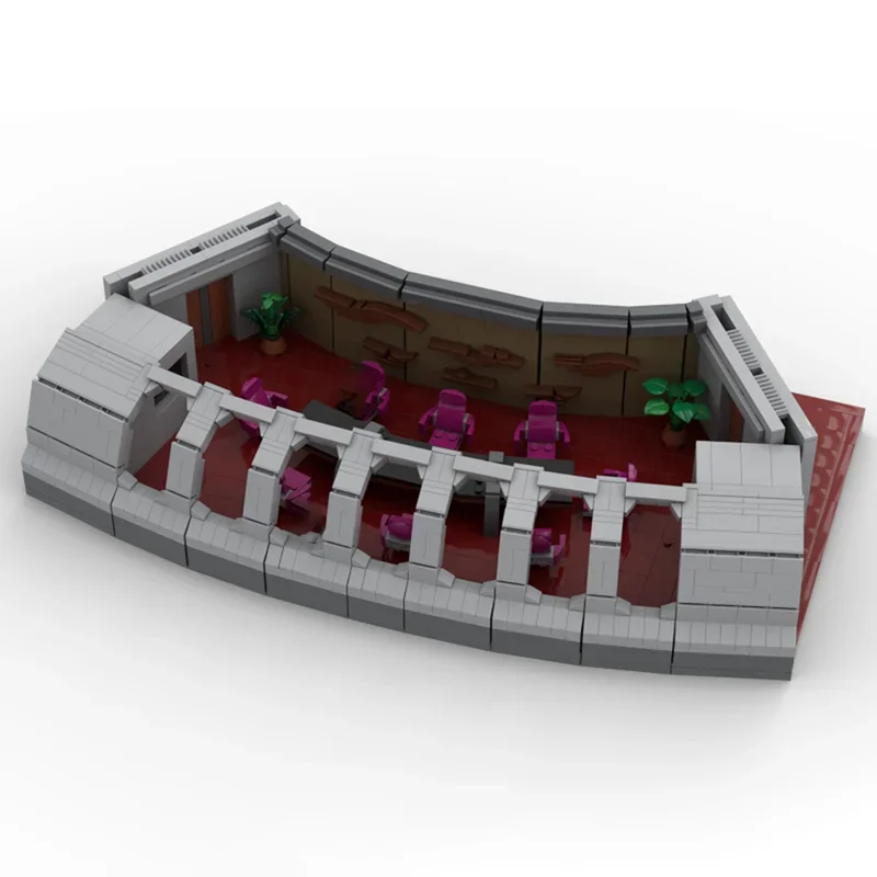 Moc Building Blocks US Navy Observation Lounge Modello Mattoni Assemblaggio fai-da-te City Street View Giocattoli Set di costruzioni Regali di festa