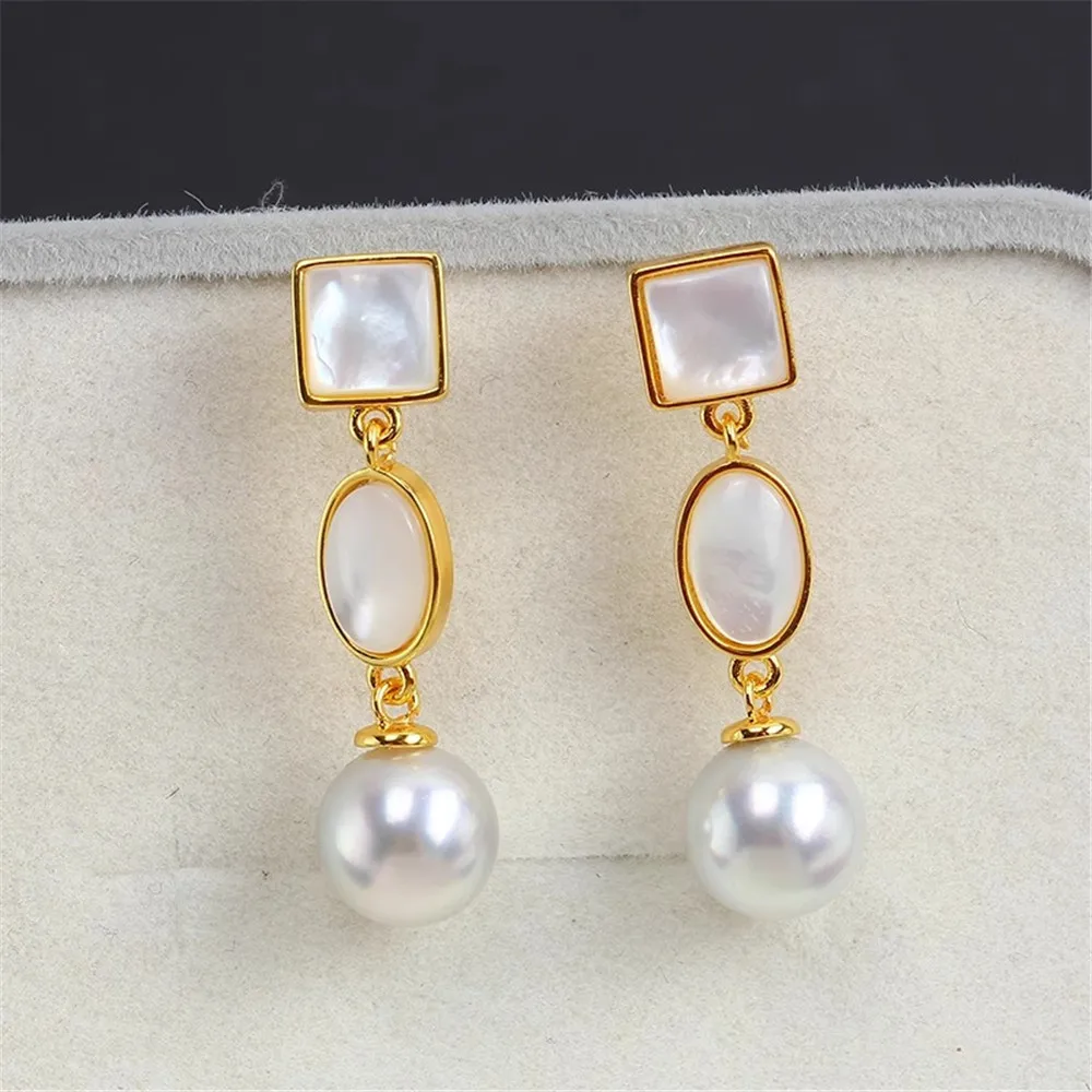 

14K Gold Plated Brass Earwire Fasteners,Pearl Earring Settings ,Earring Fixtures For Jewelry Making,Earring Making Accessories