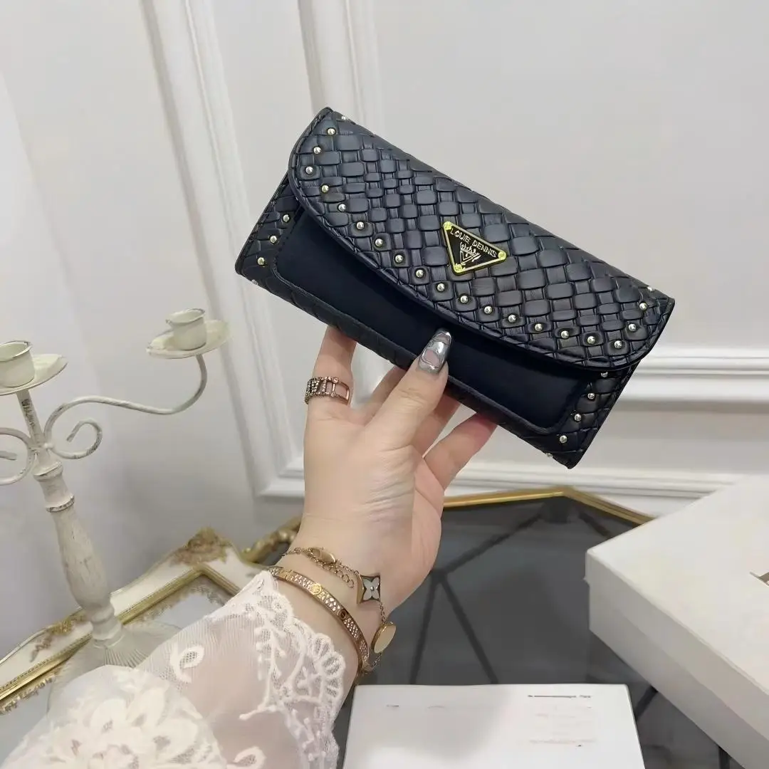 محفظة بتصميم جديد لخريف وشتاء، موديل نسائي طويل وبطاقات متعددة وسعة كبيرة، حقيبة محمولة باليد #3