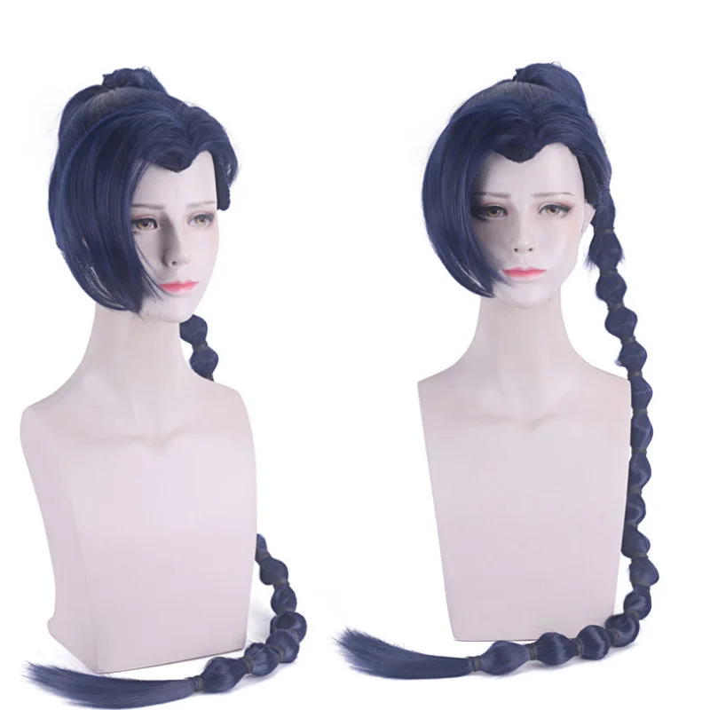 

Cosplay Synthetic Wig Short Black Layered Hair Anime Costume Heat Resistant Party Daily Use