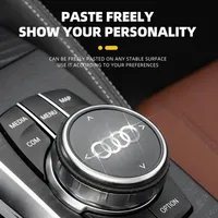 Cars New A4 A6  Car For Audi 3D Metal Car Interior Dekoration Stickers Badges Auto Styling For Audi Sline TT RS6 C6 S3 S4 S5 S6