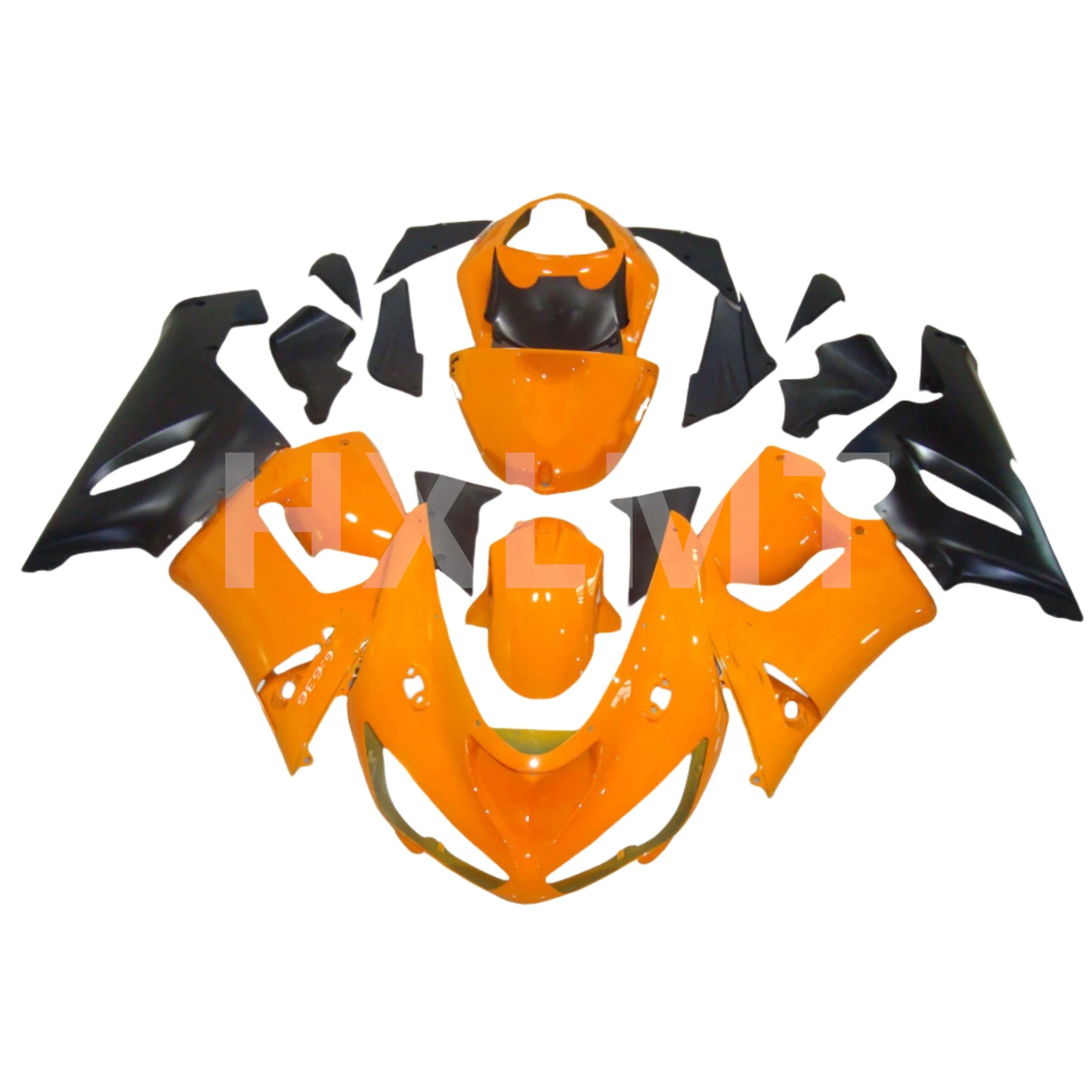 

High Quality Motorcycle For Kawasaki Ninja 636 ZX6R 2005 2006 Bodywork Fairing Kit ZX 6R 05 06 Injection Orange Black Accessory