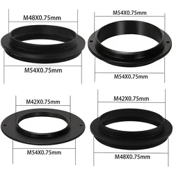 Oba gwint męski boczne Adapter T T2 M42 M48 M54 SCT teleskop astronomiczny akcesoria fotograficzne M42x0.75 m48x0,75 m54x0,75
