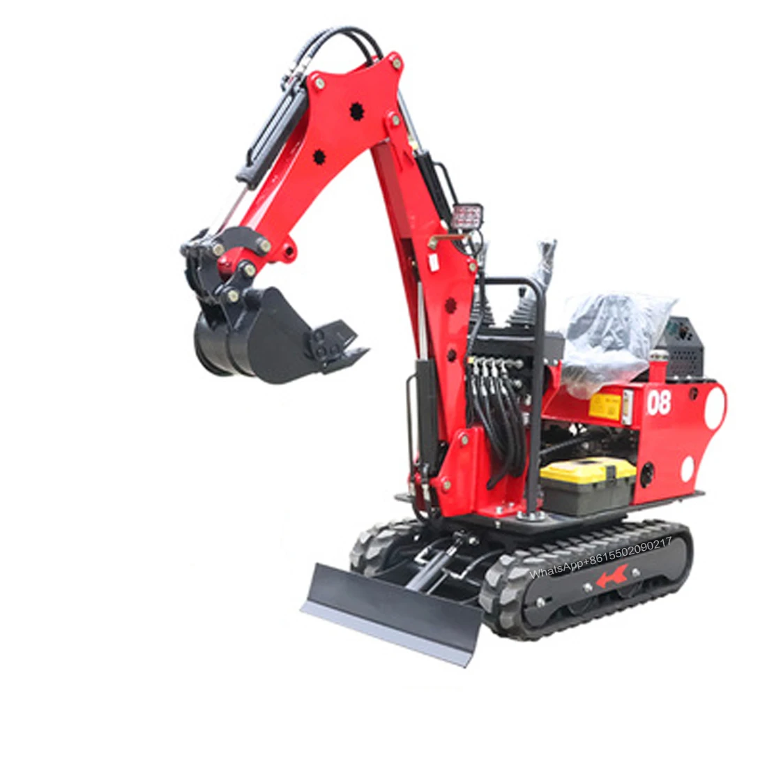 Crawler engineering miniature excavator / excavator digging agricultural multi function hook machine orchard