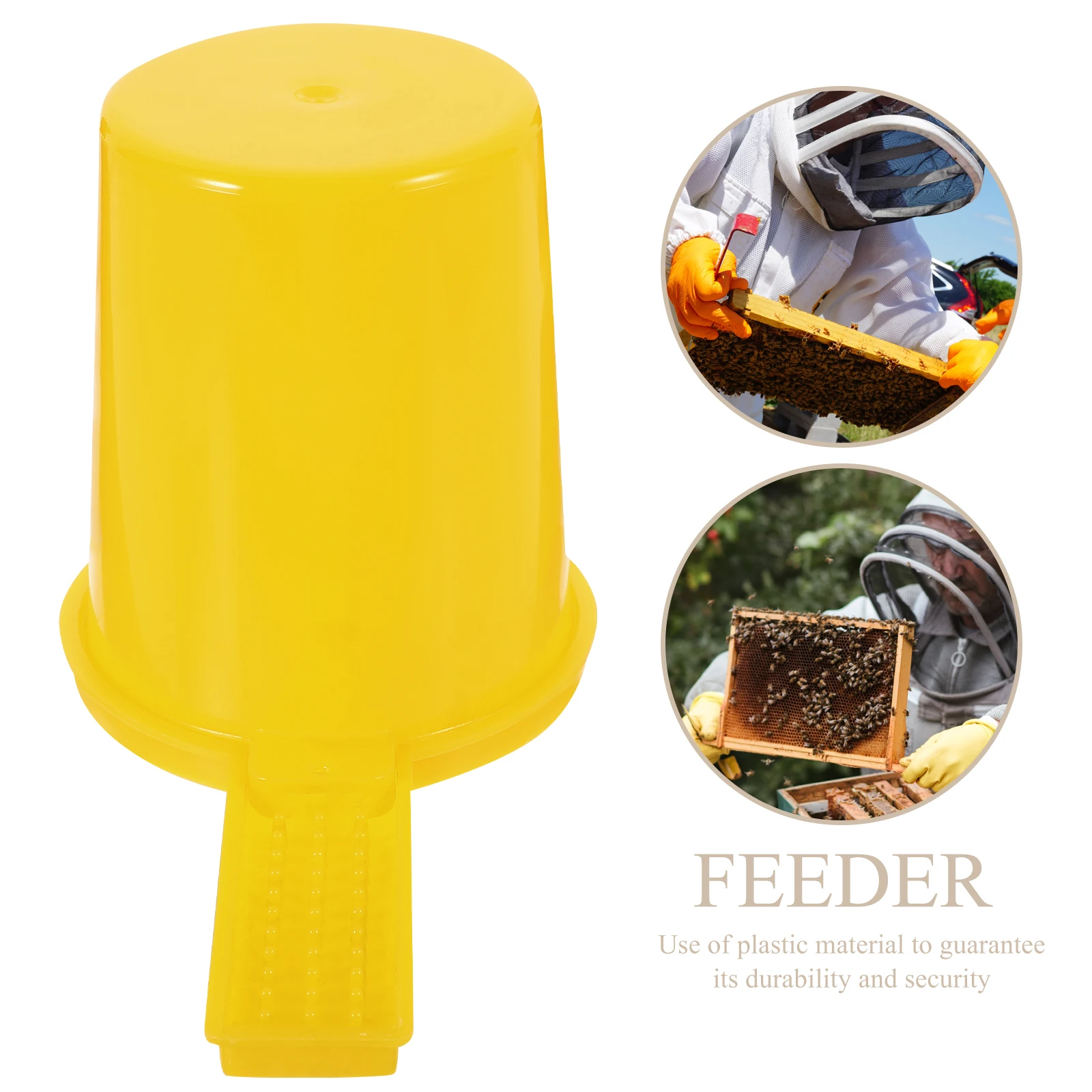 

6 Pcs Bee Waterer Feeders Durable Plastic Bowl for Garden Hive Cup Beekeeping Tools Small Cups Houses Beehive Water Feeder Save