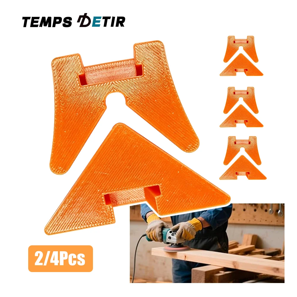 Angle Clamp Adapter for Quick-Release Clamps - 90° Corner Attachment for Woodworking/Box/Cabinet Assembly, Woodworking Tools