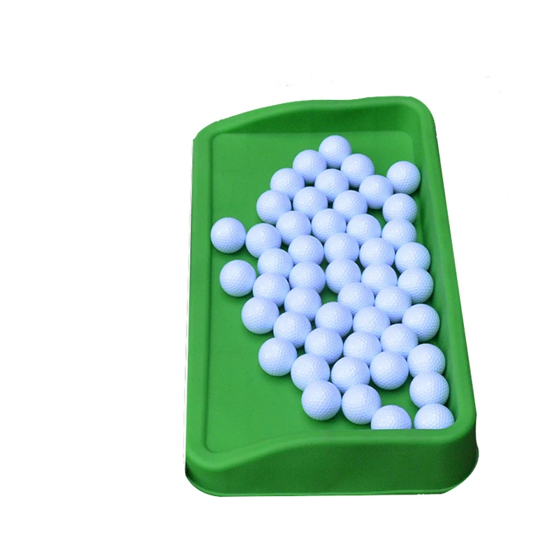 

Коробка для мячей для гольфа, рамка для мяча, мягкая резина, зеленый цвет, вмещающая 100 мячей в помещении и на открытом воздухе, можно использовать, защита окружающей среды, прочный