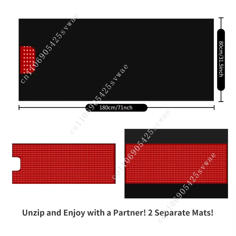 360 كامل الجسم العلاج بالضوء الأحمر بطانية سرير لتخفيف الآلام حقيبة إضاءة LED بالقرب من العلاج بالأشعة تحت الحمراء جراب النوم