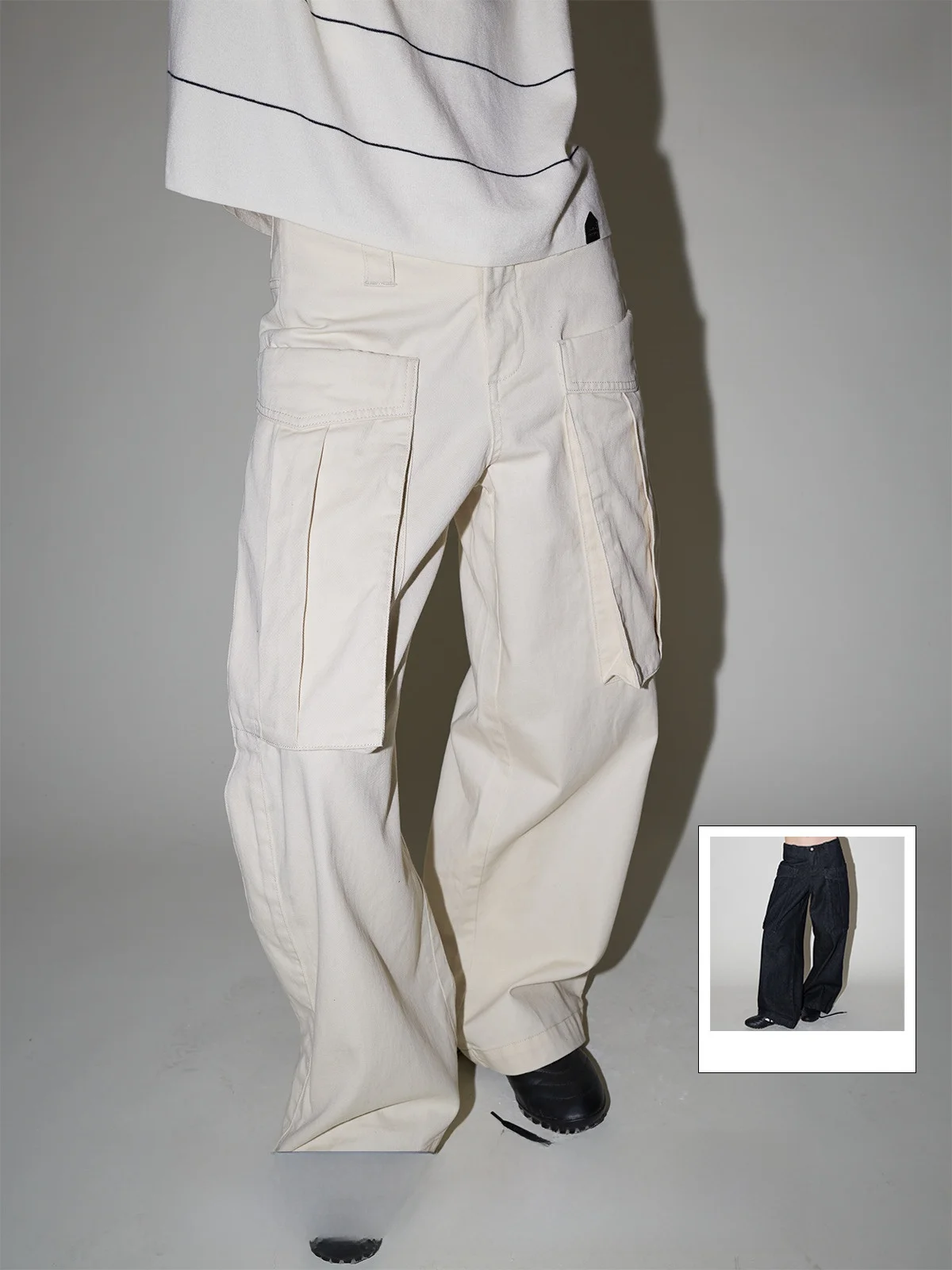 

Свободные женские джинсы с талией и нейтральным дизайном 3D, повседневные прямые джинсы, длинные брюки, широкие джинсы