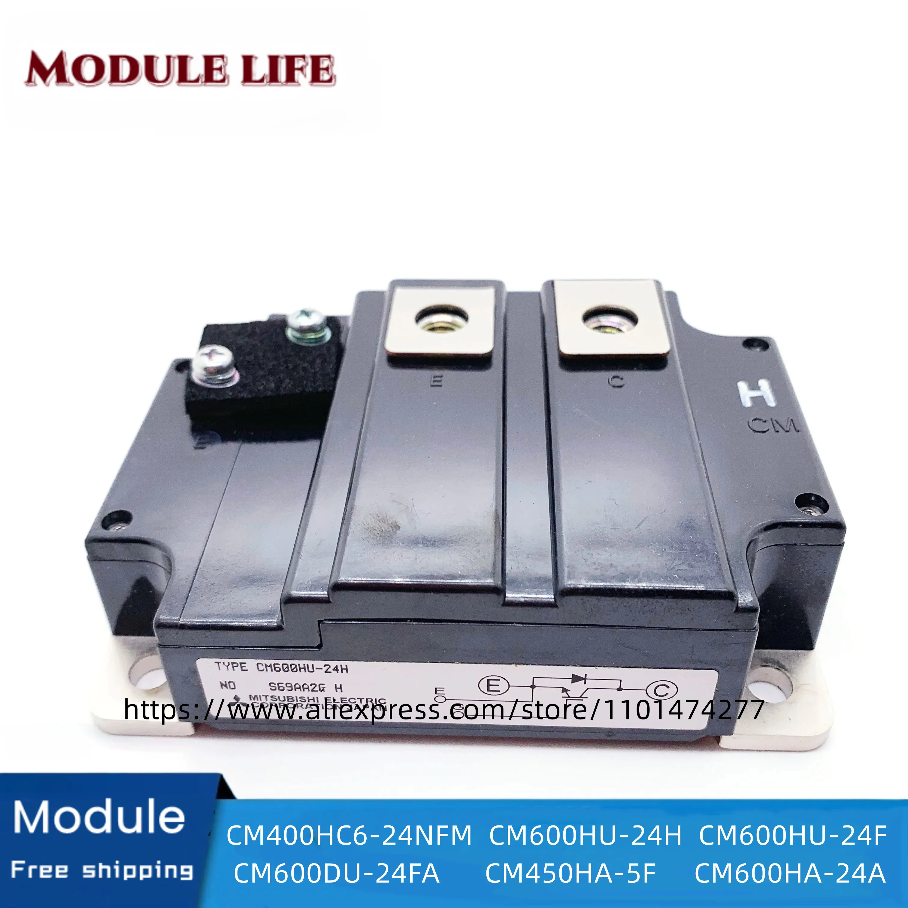 

Brand new original CM400HC6-24NFM CM600HU-24H CM600HU-24F CM600DU-24FA CM450HA-5F CM600HA-24A IGBT module