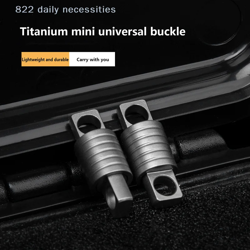 convenientKeychain Connector Mini Titanium Keychain Swivel Key Holder Quick Release Key