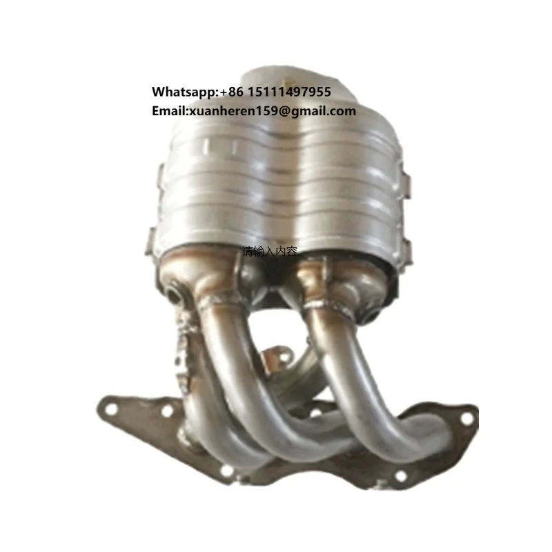 

XG-AUTOPARTS EURO4 EPA OBDII EURO1 New Front Part Catalytic Converter Fit for BYD F6 2.4 with Dual Ceramic Catalyst