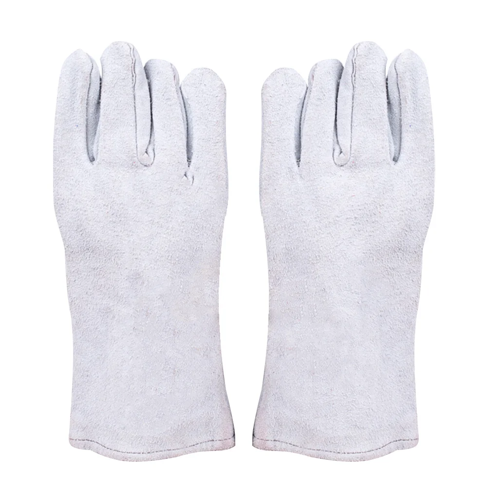 زوج واحد من قفازات اللحام، قفازات أمان متعددة الأغراض للضوء العام إلى المهام الثقيلة في الظروف الجافة والرطبة قليلاً، رمادي داكن #4