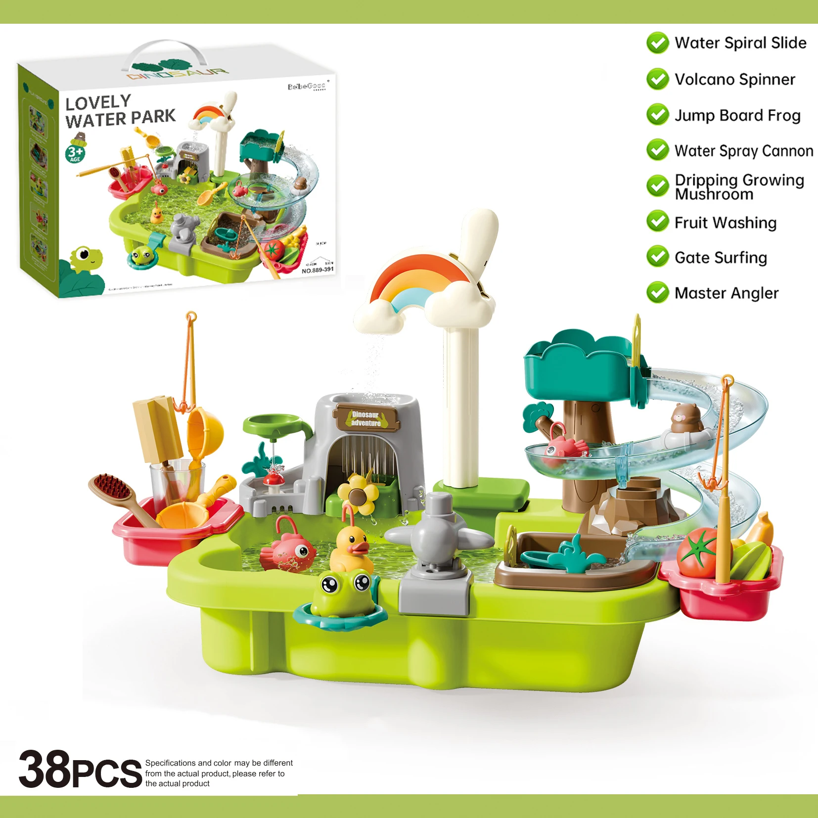 ชุดของเล่นน้ำสำหรับเด็ก 38/43/ - Kids Outdoor Picnic Table บทวิจารณ์และราคา