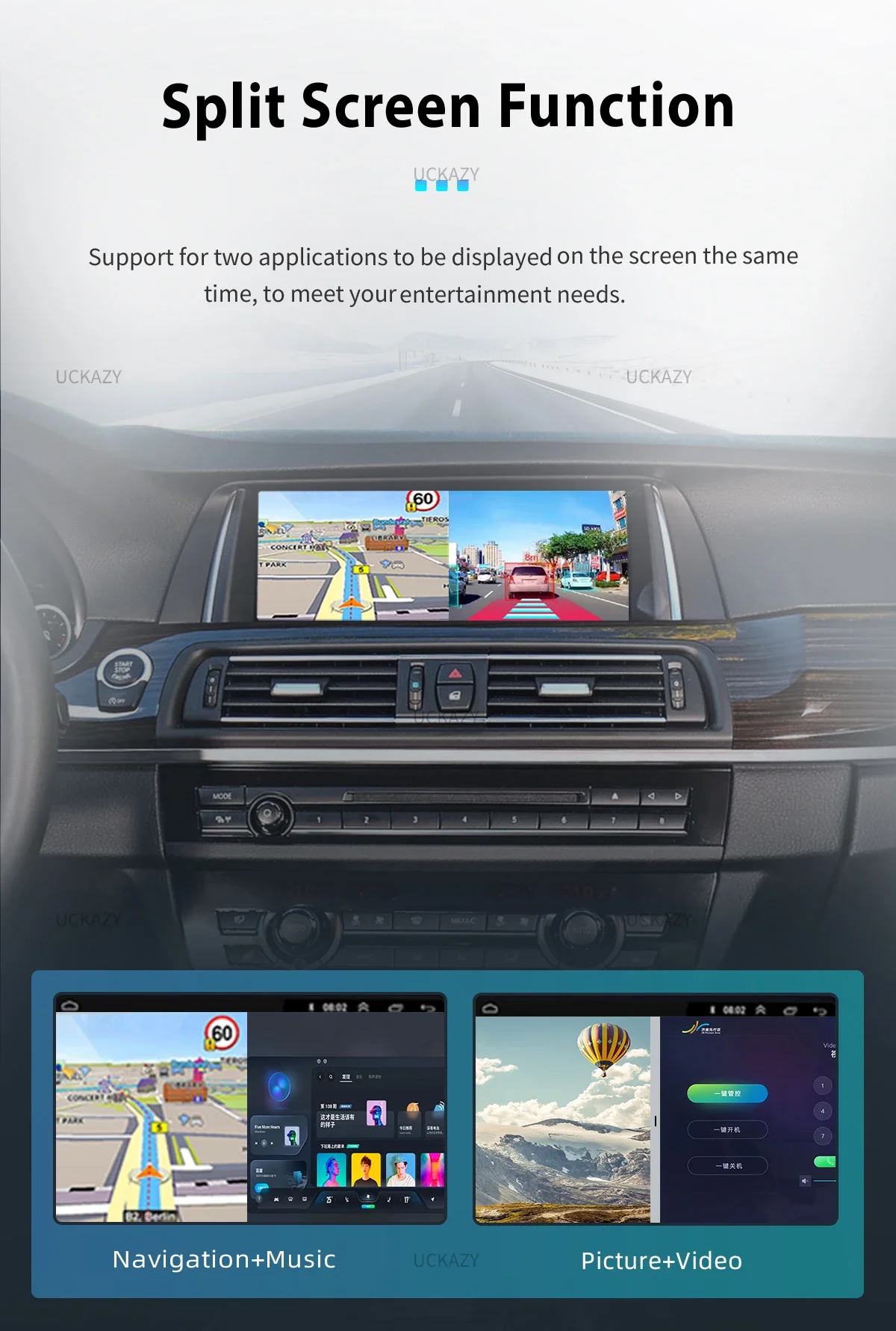 10,25 "Android 13 Auto GPS Bildschirm Auto Multimedia Player Für Serie 5 F10 F11 F18 Radio Android Navigation stereo Carplay