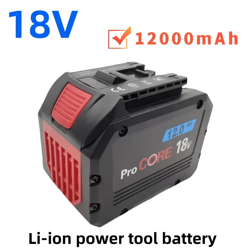 

100% Original 18V 12Ah ProCORE Rechargeable Battery, for cordless tools BAT609 BAT618 GBA18V80 21700 high power 5C power cell