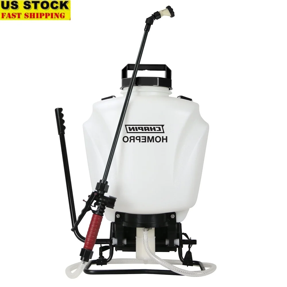 

4 Gallon Backpack Sprayer with 22 Inch Wand Fertilizer Pesticide Weed Killer Home Garden Use Ergonomic Design