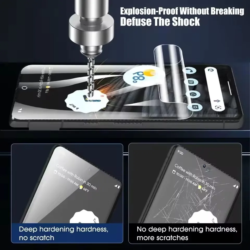 Film Hydrogel 3 pièces pour Film de protection d'écran Sharp Aquos R10 R9 Pro