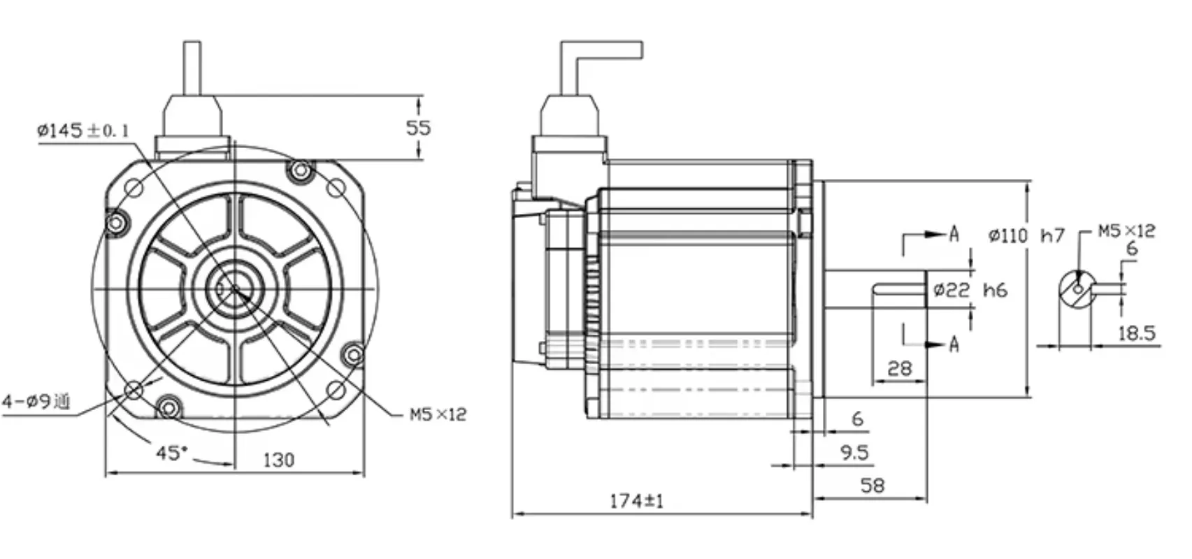 High Torque 5000w Bldc Motor Servo 5KW 6KW 7.5KW 10KW 48v 60V 72V 96V Brushless Dc Motor for Heavy agv