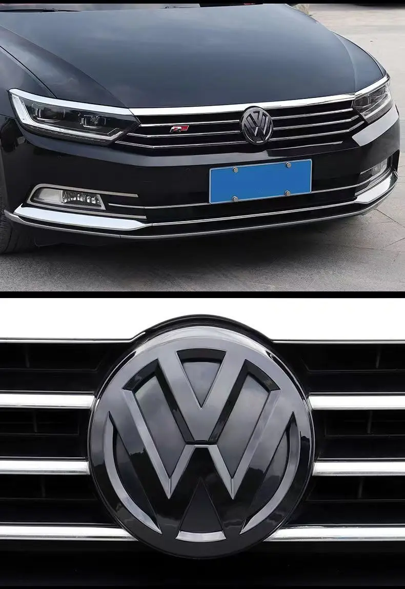 Not Affect ACC Black Front Grille Badges Cover Rear Trunk Emblem Covers Sticker For Volkswagen VW Golf 6 MK6 2010 2011 2012 2013