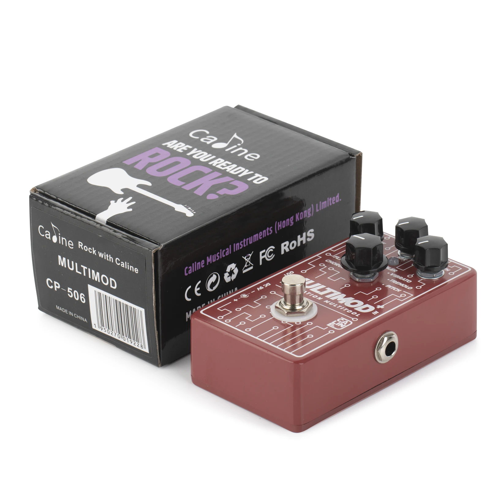 Caline CP-506 Multimod – Modulation Multi tool Digital Guitar Effect Pedal Chorus/Flanger/Phaser/Doubler/Vibrato/Tremolo/Pitch