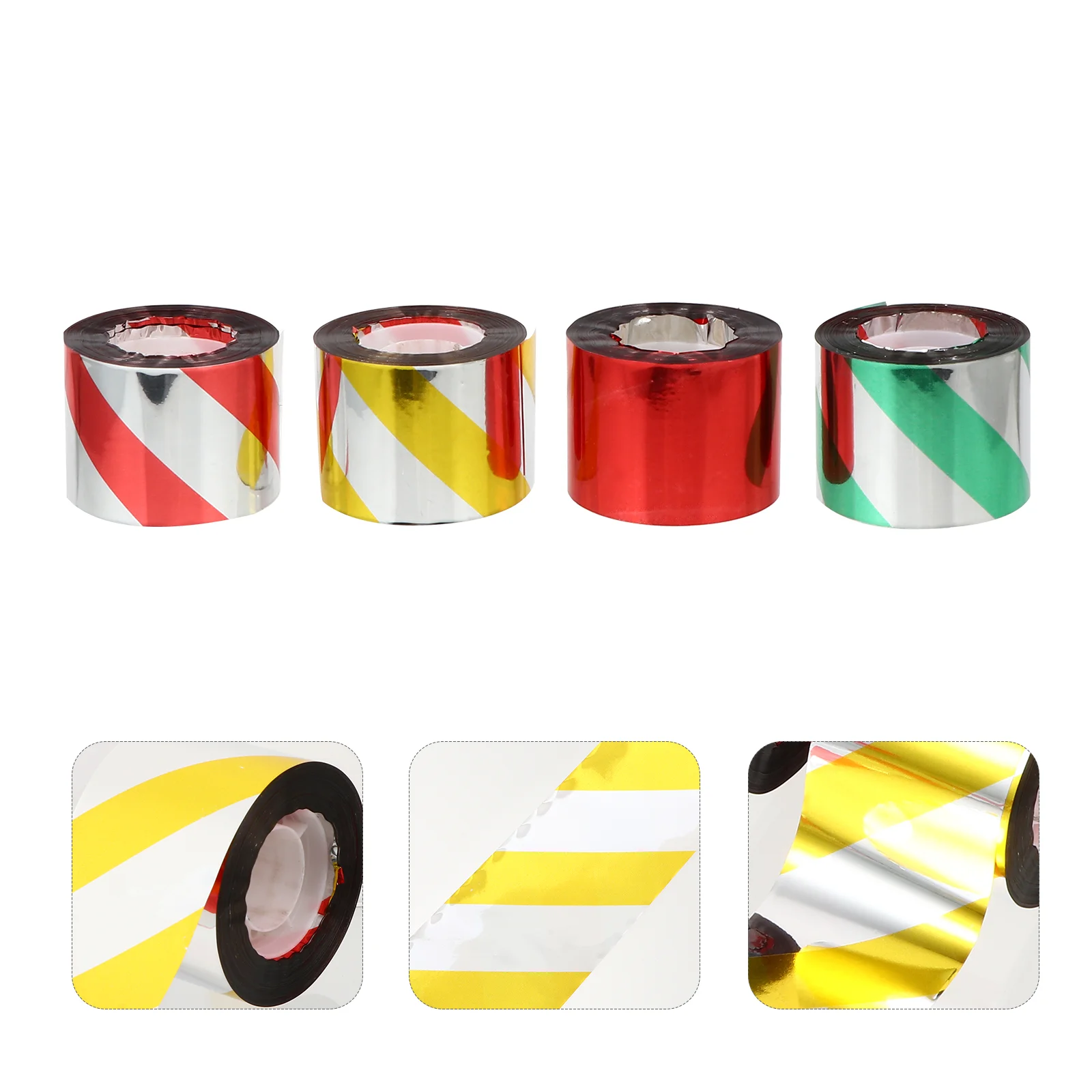 4 Pcs Bird Ribbon Tape Scare Catch Birds Driving Belt Polyester Film Drive-off