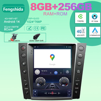 Android 14 For LEXUS GS300 GS350 GS400 GS430 GS460 2004 - 2011 Navigation Auto Car Radio Multimedia Player Carplay GPS 9.7 inch