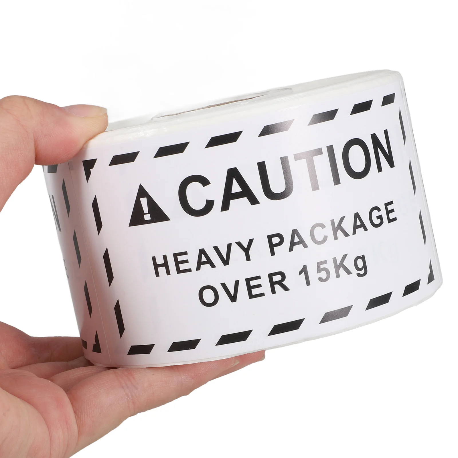 1 Roll Heavy Load Shipping Labels Permanent Adhesive Fluorescent Warning Stickers High Adhesion Caution Labels for Packing