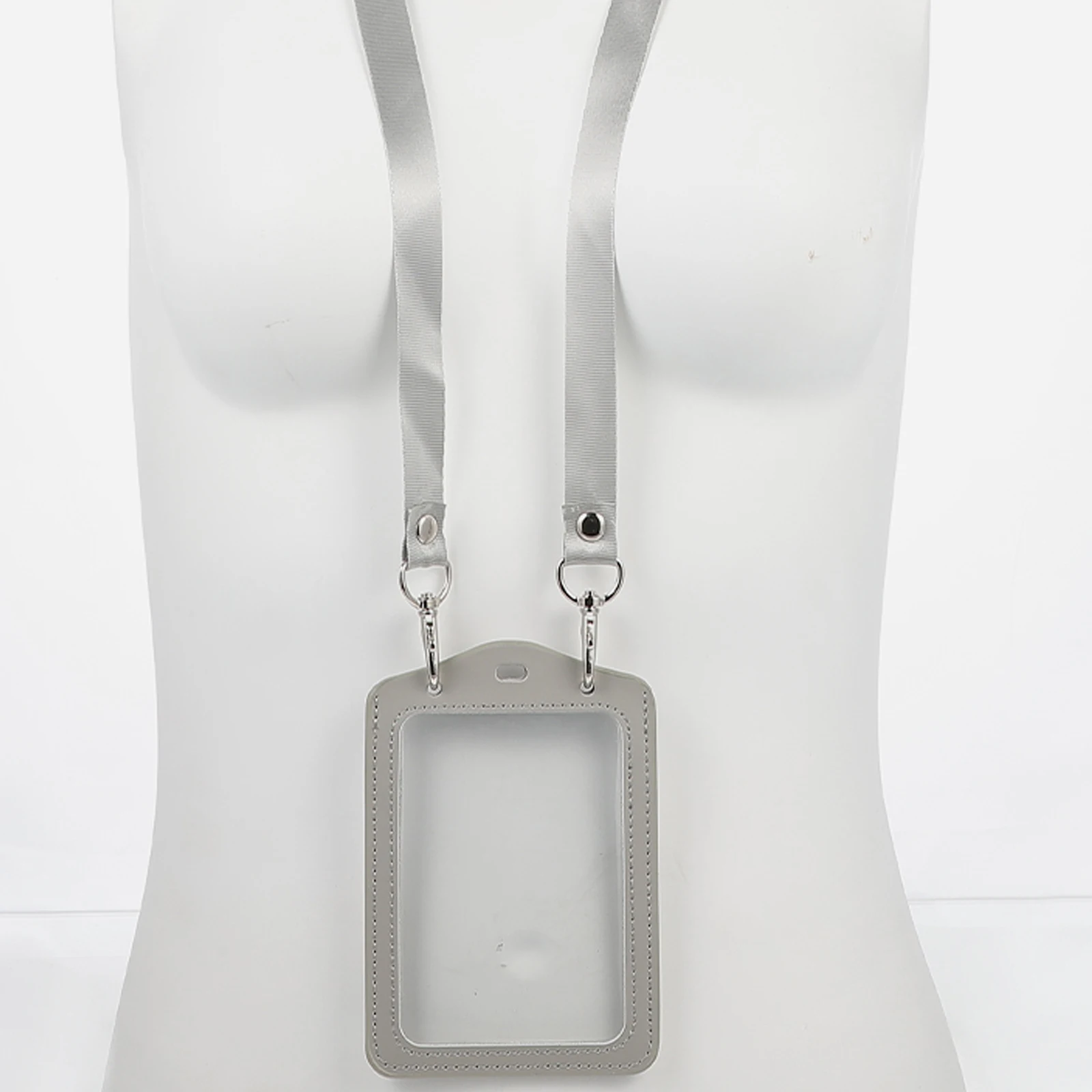 

10 Pcs High-class ID Badge Holder Lanyard Durable Work Cards Protective Cover Double-sided