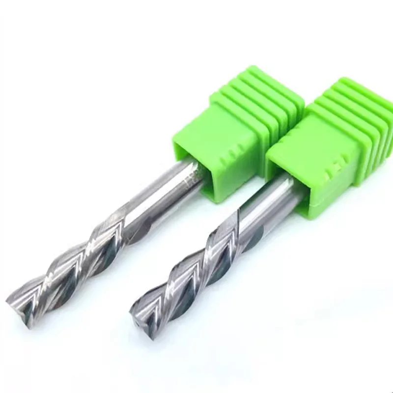 SHAZAM-cortador de fresado de acero de tungsteno para zurdos y diestros, flauta para aluminio y acero, fila inferior, corte sin rebabas, 3/4