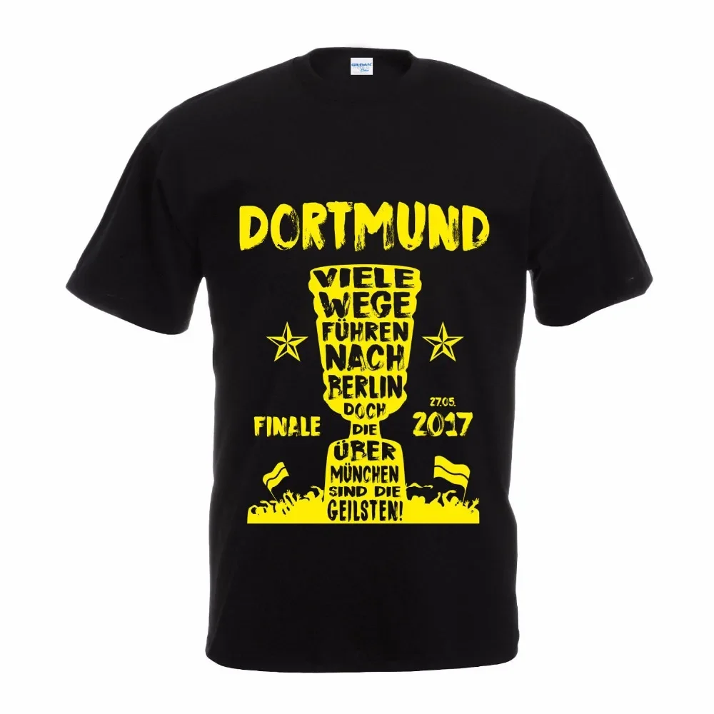 Hochwertige Sommer neue Homme Anzug Dortmund Fan T-Shirt "viele Möglichkeiten zu Berlin" Poker finale T-Shirt