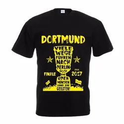 High quality 2019 summer new Homme Suit Dortmund fan T-shirt 