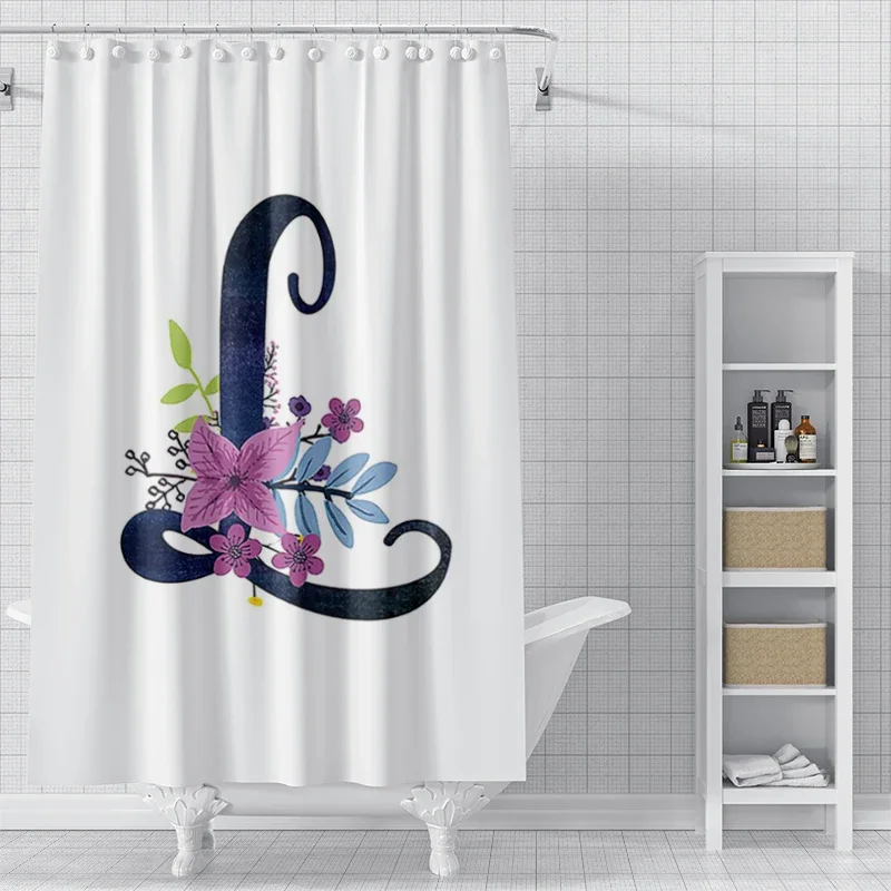 Home decor 26 letter shower curtains for bathroom waterproof fabric bathroom Curtains modern shower curtain 180x200 240x200