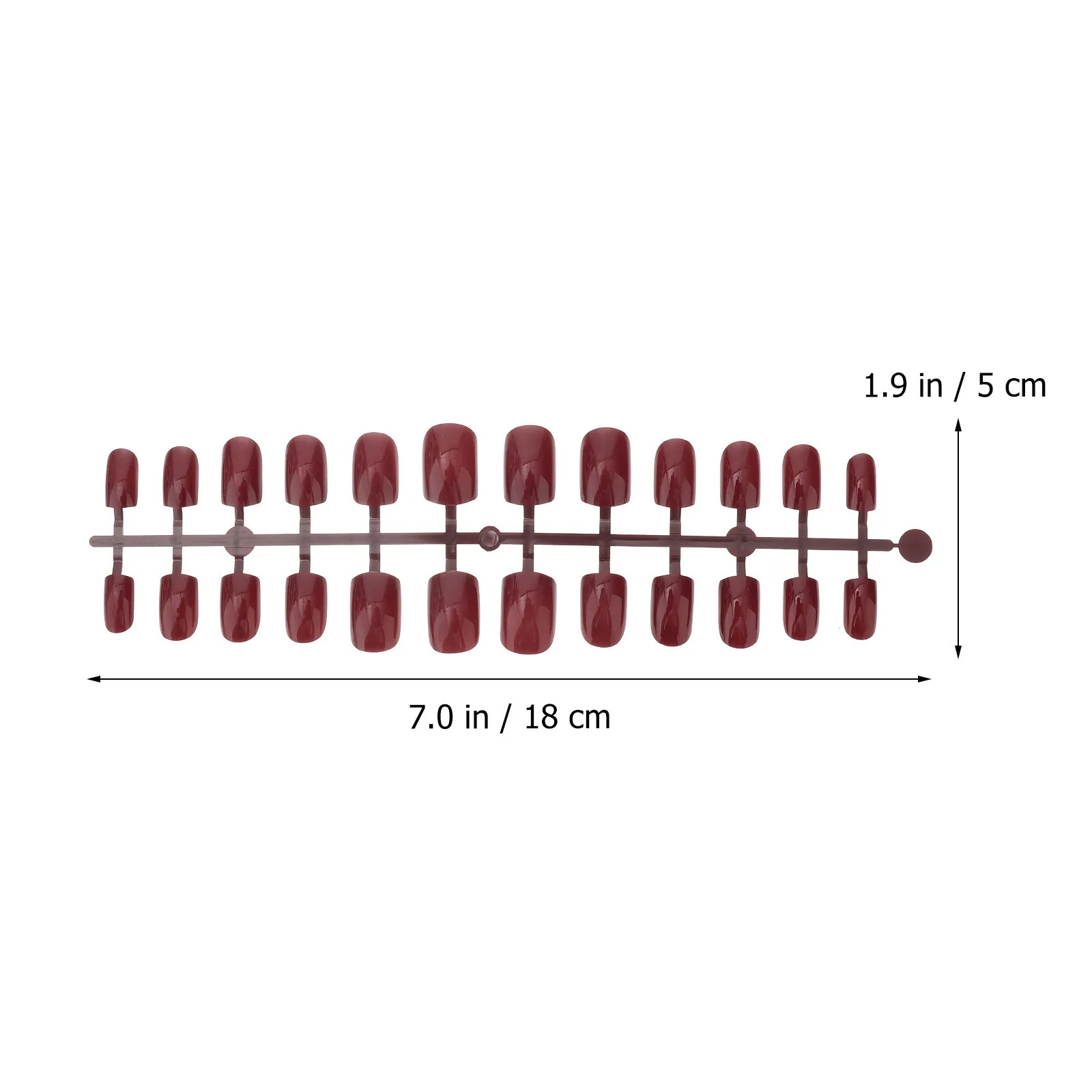 120Pcs Color Short False Nail Tips Full Cover Fake Nails for DIY Manicure Nail Art Creative Fashion Accessory Non Toxic