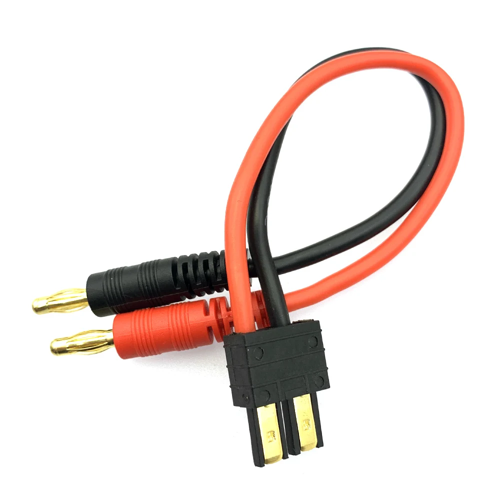 Battery charge connector Cable 4.0mm Banana Male  To EL-2Y XT60  XT30 T Plug TRX 14awg Balance charging wire For RC Lipo Battery