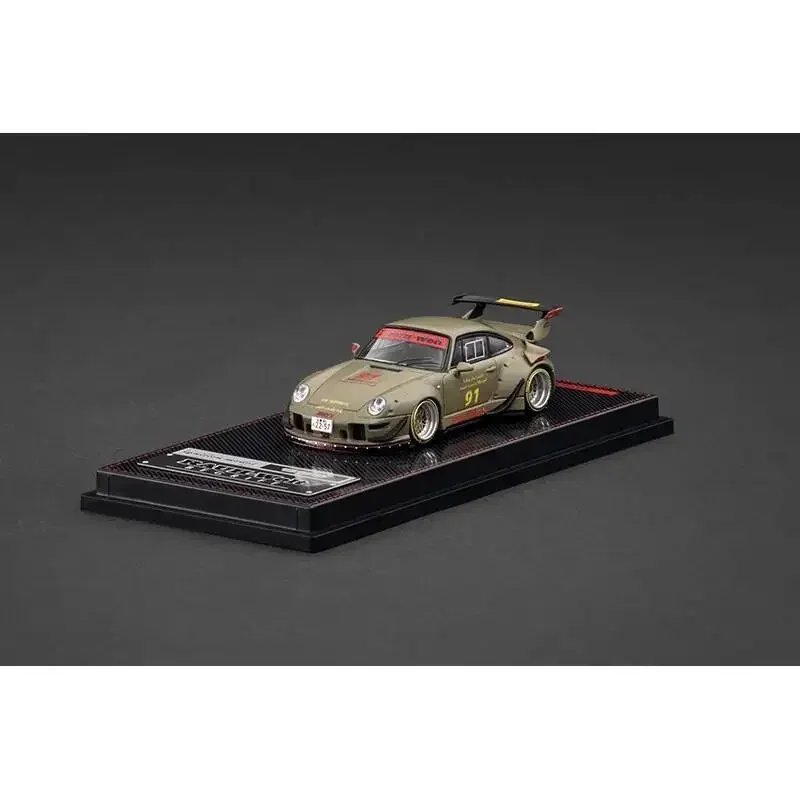 

PreSale Ignition 1:64 RWB 993 Matte Green Collection Toys Diecast Car Model